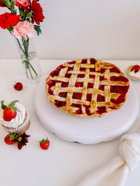 🍓 Tarte fraise-framboise