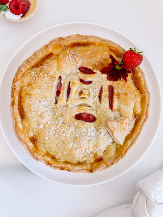 🍓 Tarte fraise-rhubarbe