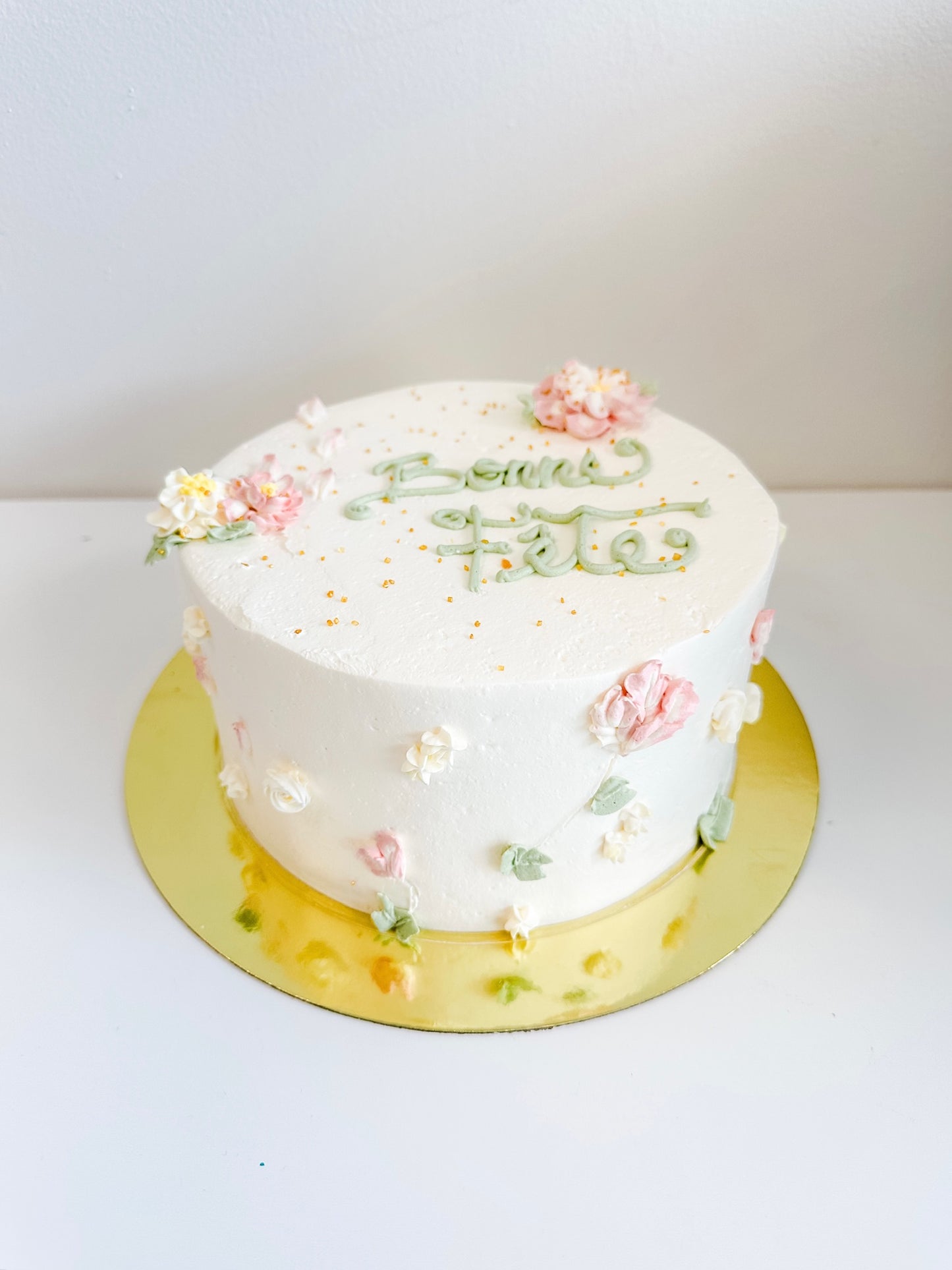 Gâteau personalisable - Gardénias